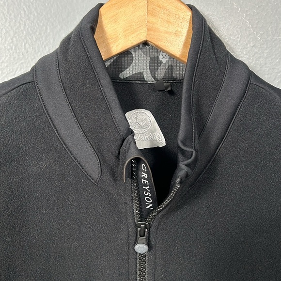 Men's Greyson Algonquin Primaloft Black Fleece Golf Vest Medium - Picture 3 of 16